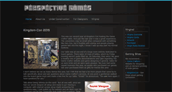 Desktop Screenshot of perspective-games.com